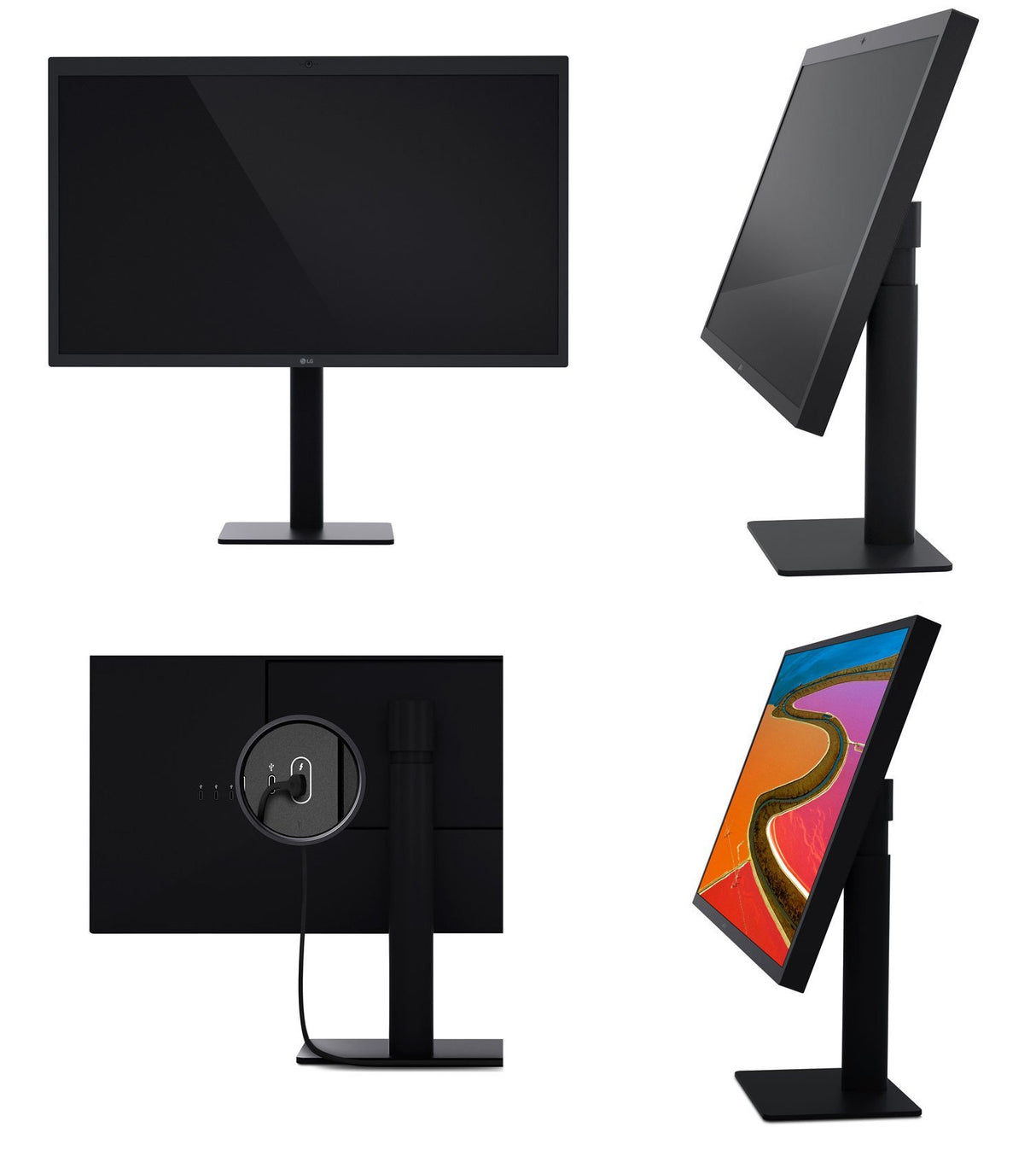 LG UltraFine 5K IPS LED Monitor for MacBook Pro, Black, 27" 27MD5KA (Certified Refurbished)