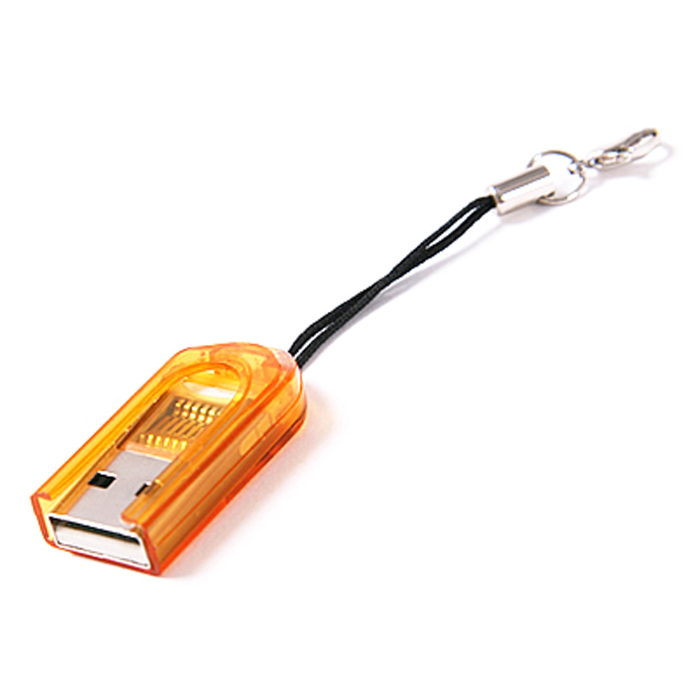 BlueProton USB 2.0 MicroSD MicroSDHC Card Reader Writer (Yellow)