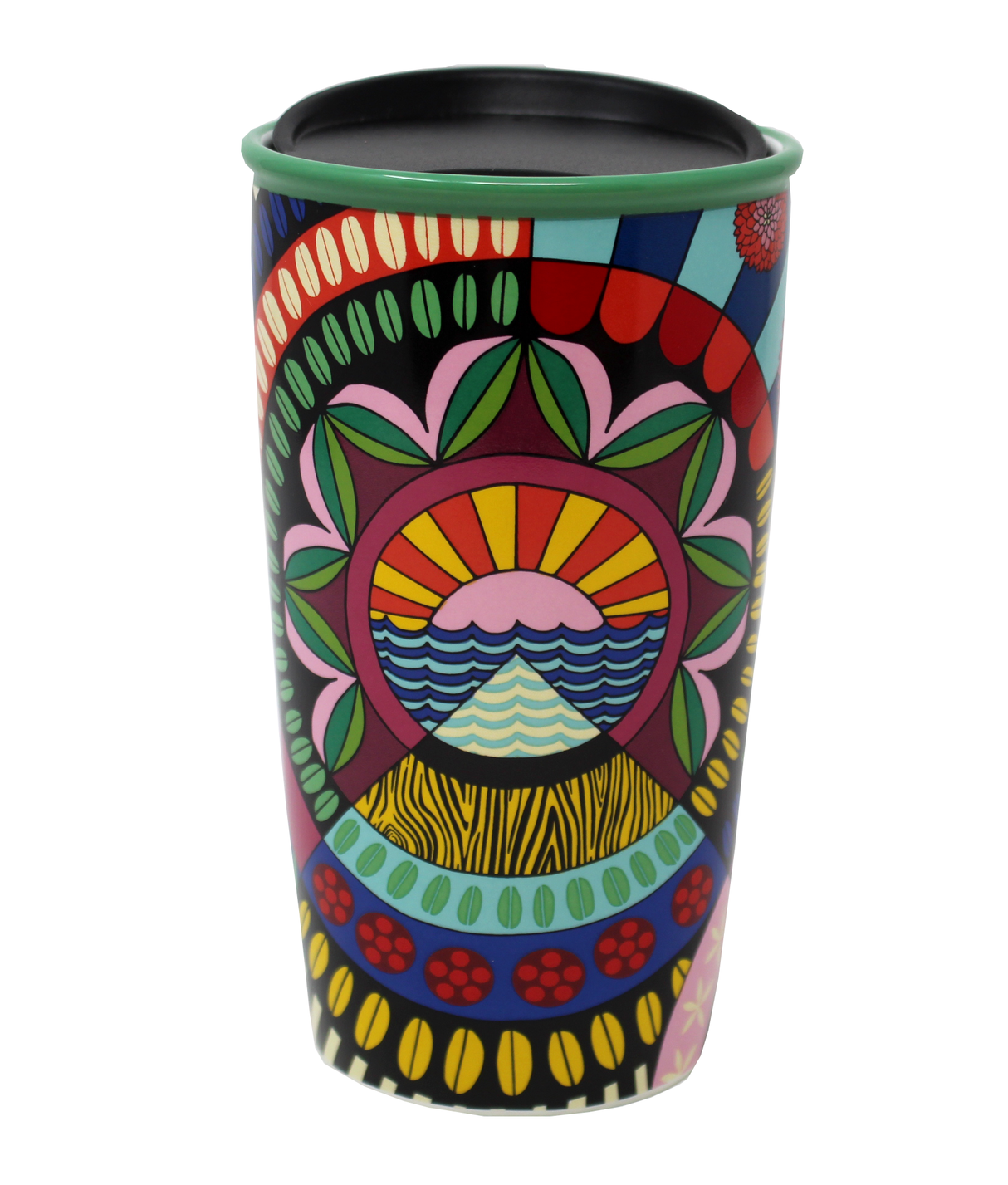 Starbucks + Jessie & Katey Double Walled Ceramic Travel Tumbler Limited Edition 12 Oz