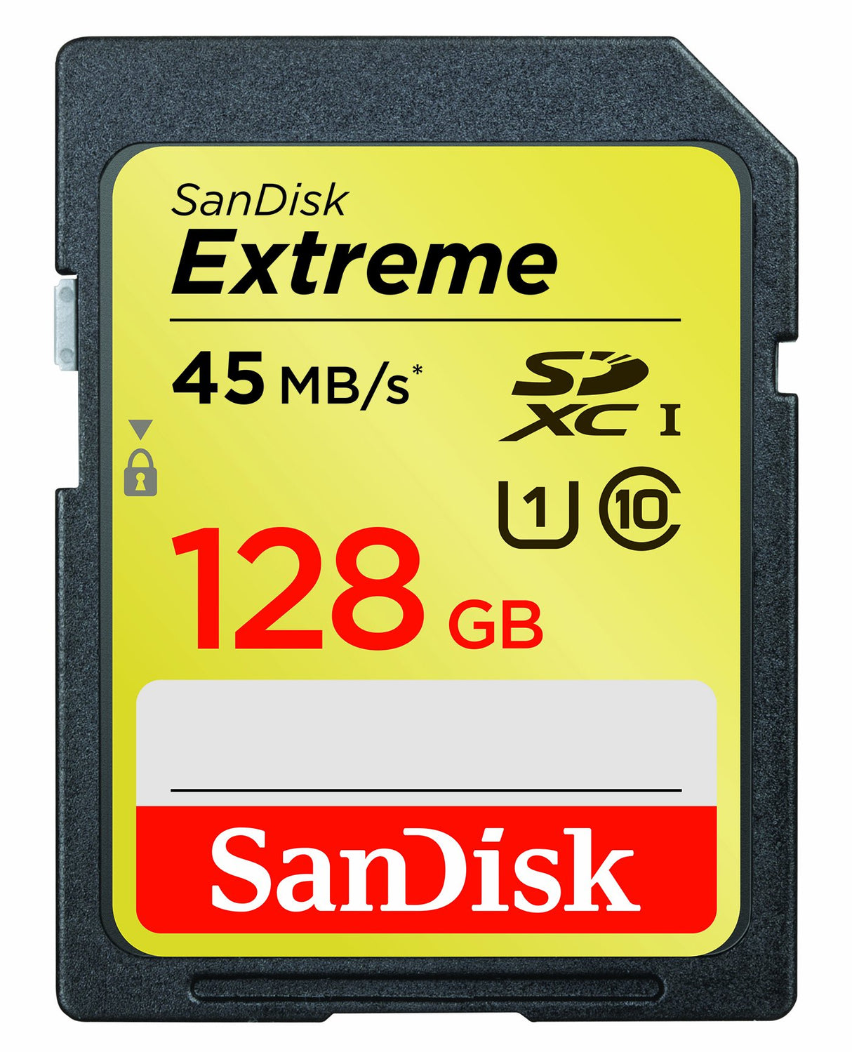 SanDisk Extreme 128GB UHS-1 SDXC Memory Card Up To 45MB/s- SDSDX-128G-X46