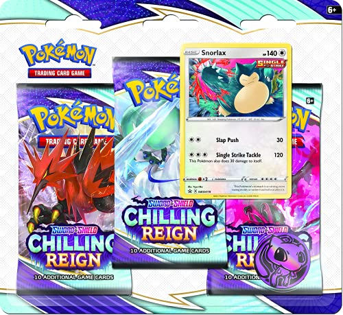 Pokémon TCG: Sword & Shield Chilling Reign Three-Booster Blister