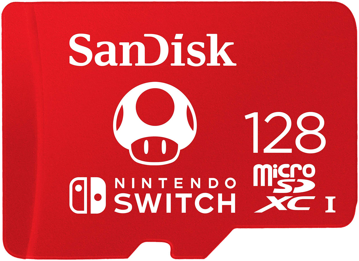 SanDisk 128GB MicroSDXC UHS-I Card for Nintendo Switch - SDSQXAO-128G-GNCZN