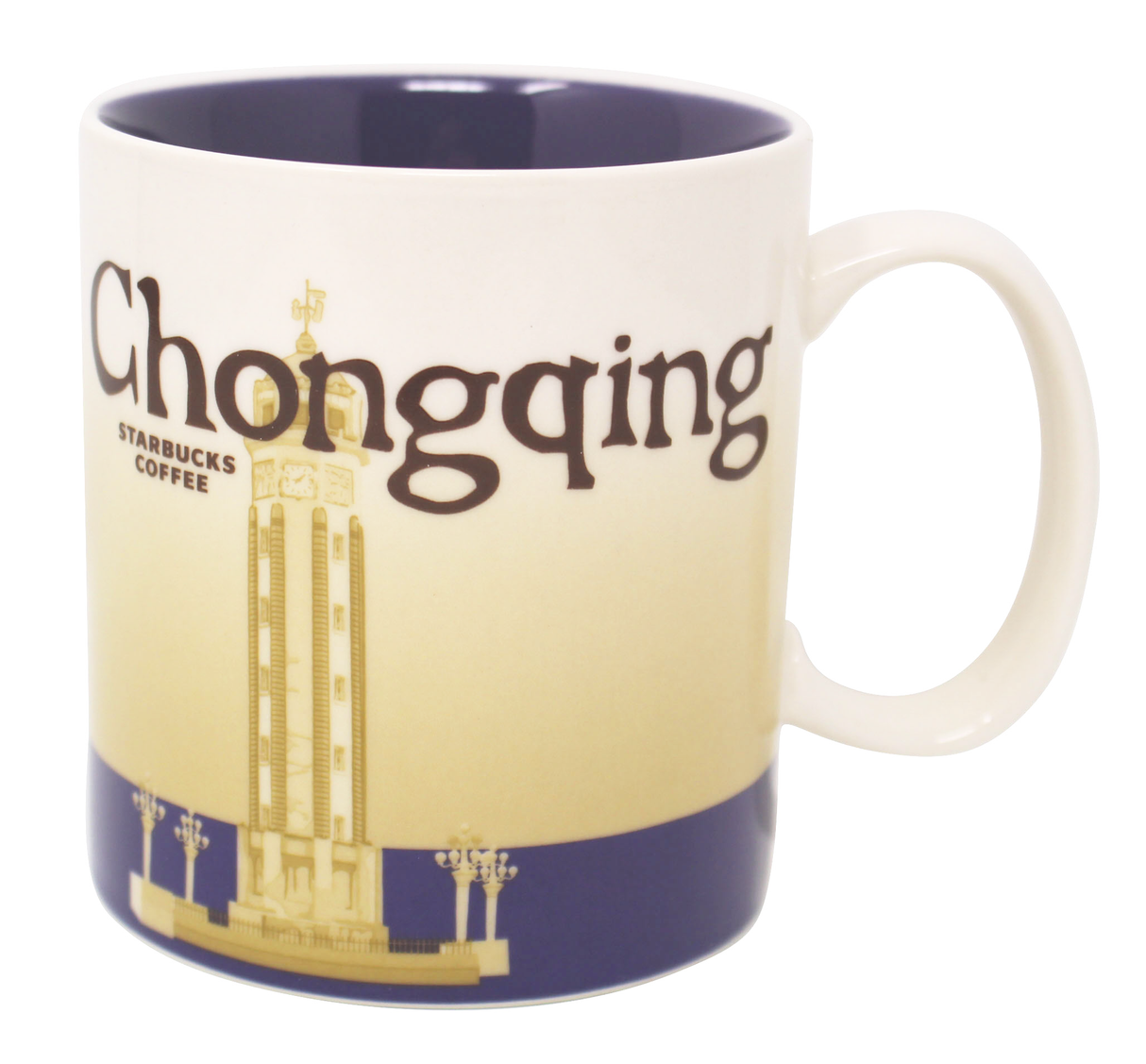 Starbucks Global Icon Series Chongqing Ceramic Mug, 16 Oz