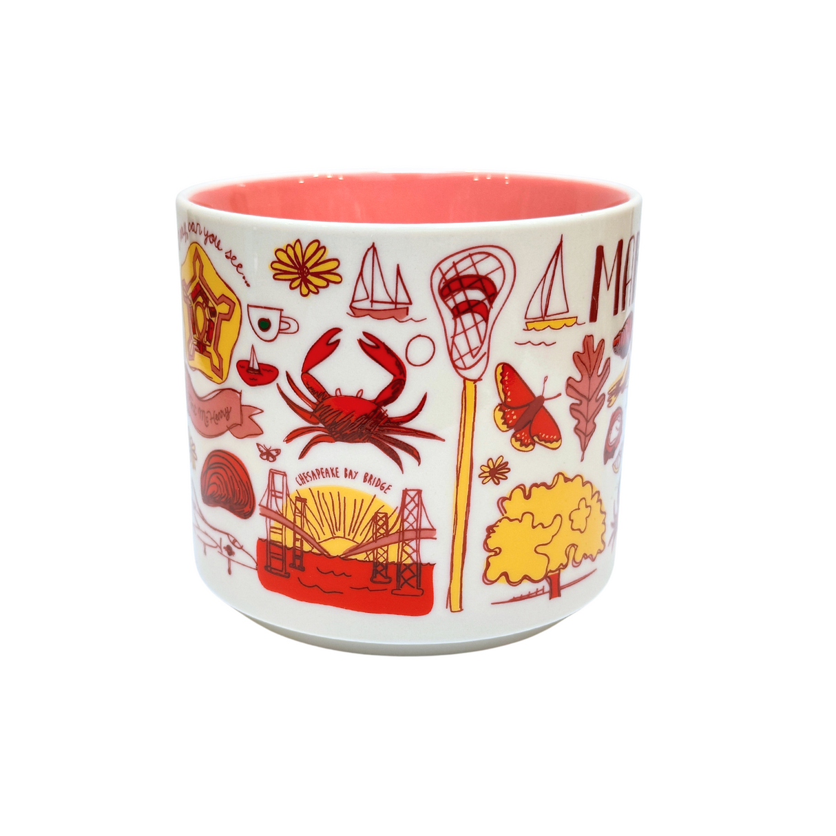 Starbucks Been There Series Maryland Ceramic Mug, 14 Oz