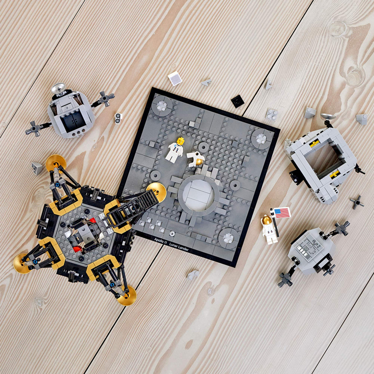 LEGO Creator Expert NASA Apollo 11 Lunar Lander 10266 Building Kit, New 2020 (1,087 Pieces)