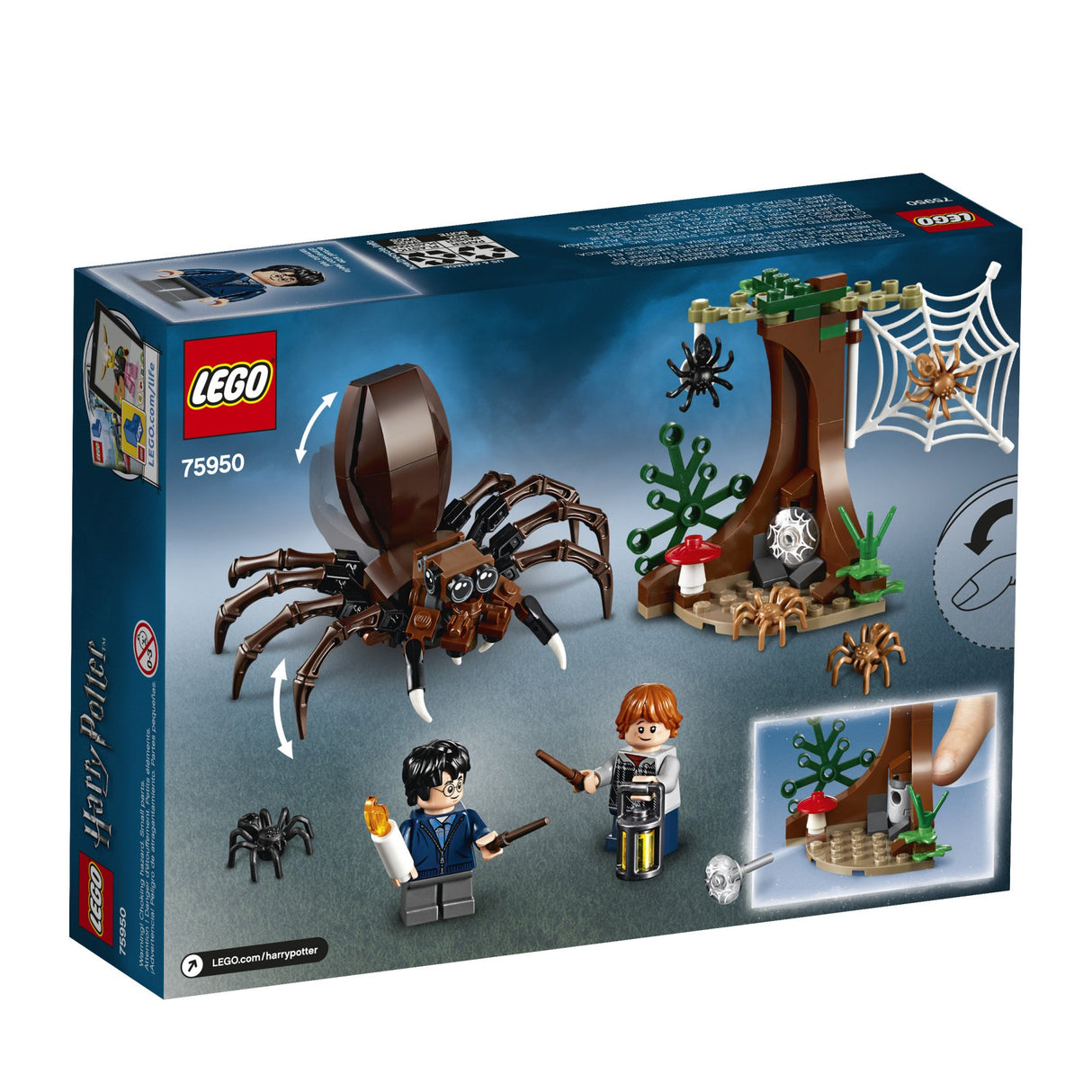 LEGO Harry Potter Aragog's Lair 75950 Building Kit (157 Piece), Multicolor (Like New, Open Box)