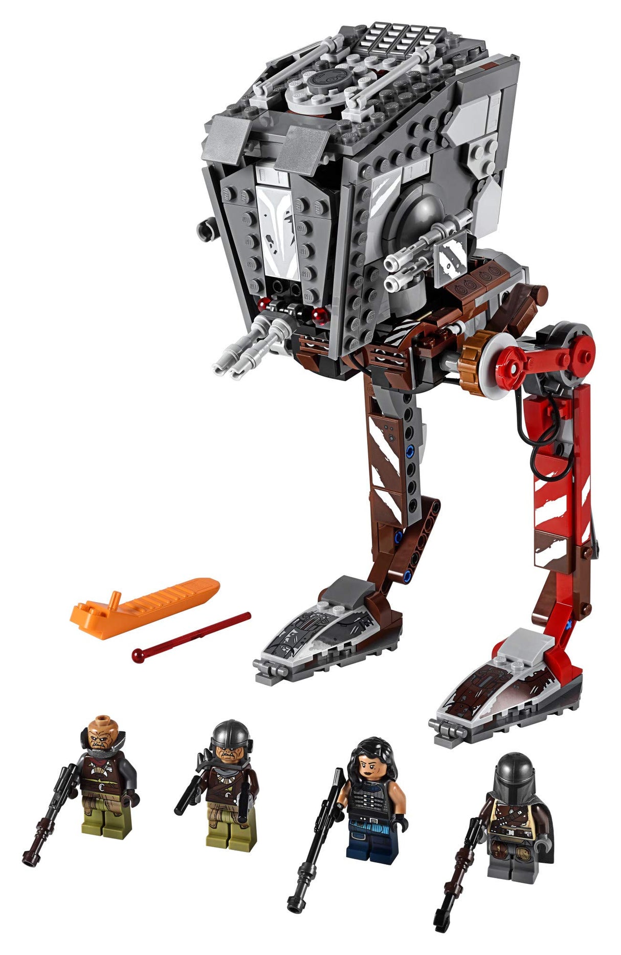 LEGO Star Wars AT-ST Raider 75254 The Mandalorian Collectible All Terrain Scout Transport Walker Posable Building Model, New 2019 (540 Pieces)