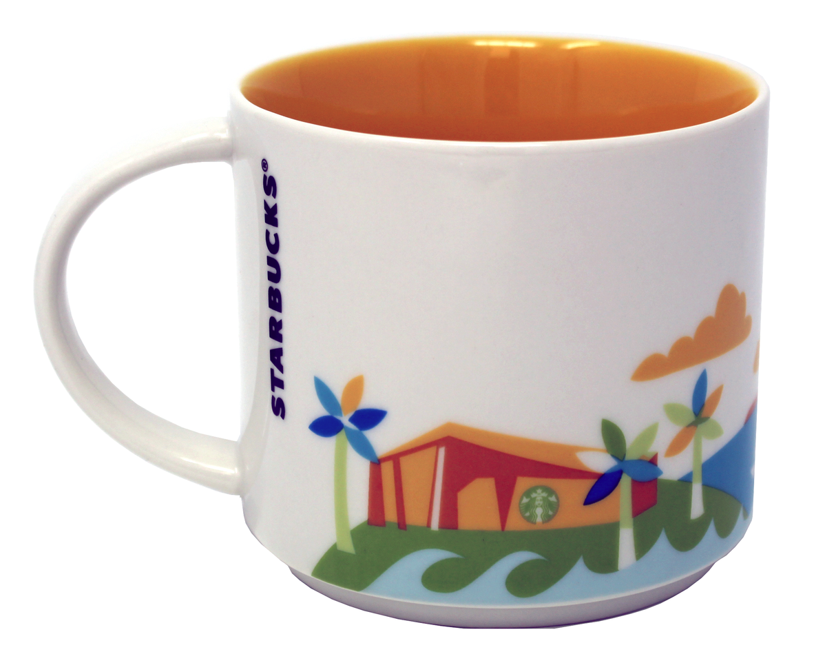 Starbuck You Are Here Series Shenzhen Ceramic Mug, 14 Oz