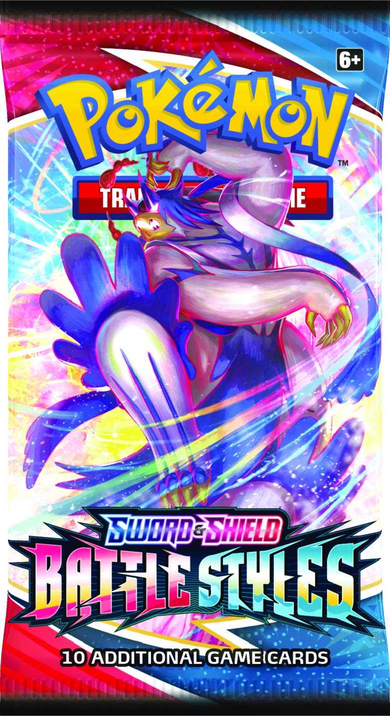 Pokemon TCG: Sword & Shield Battle Styles Blister Pack with 3 Booster Packs (Random Draw, one of Evee or Jolteon)