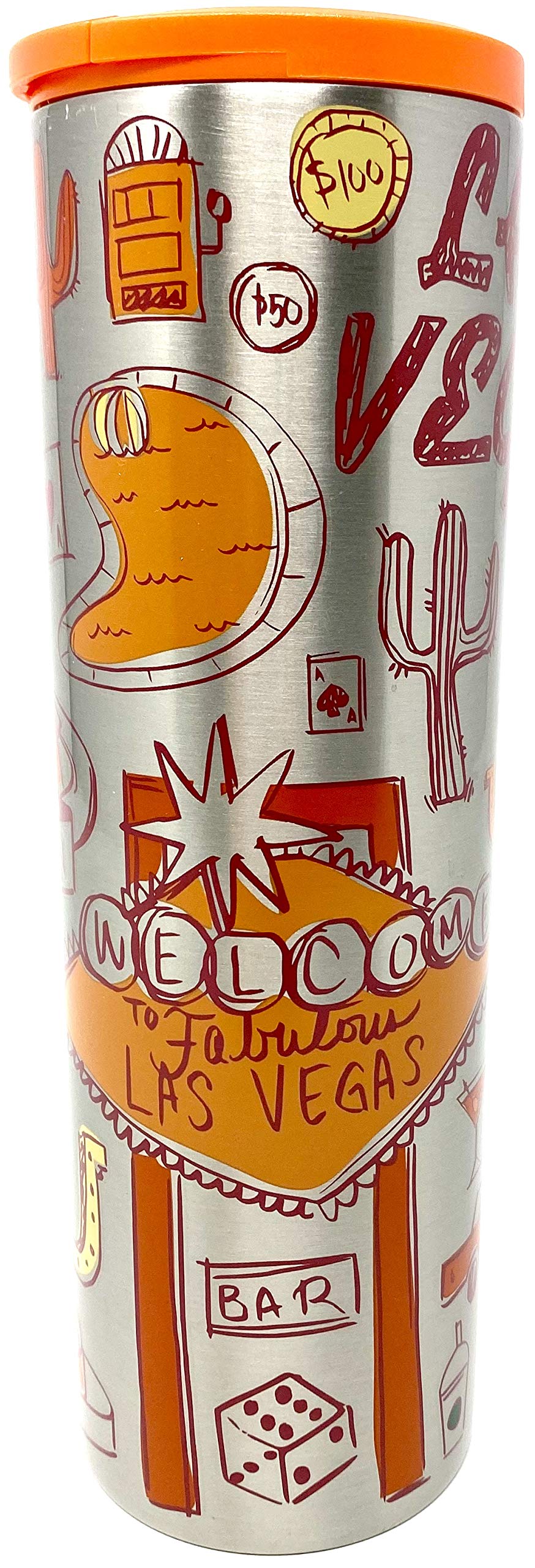 Starbucks Las Vegas Vacuum Insulated Stainless Steel Traveler Coffee Tumbler, 16 Oz