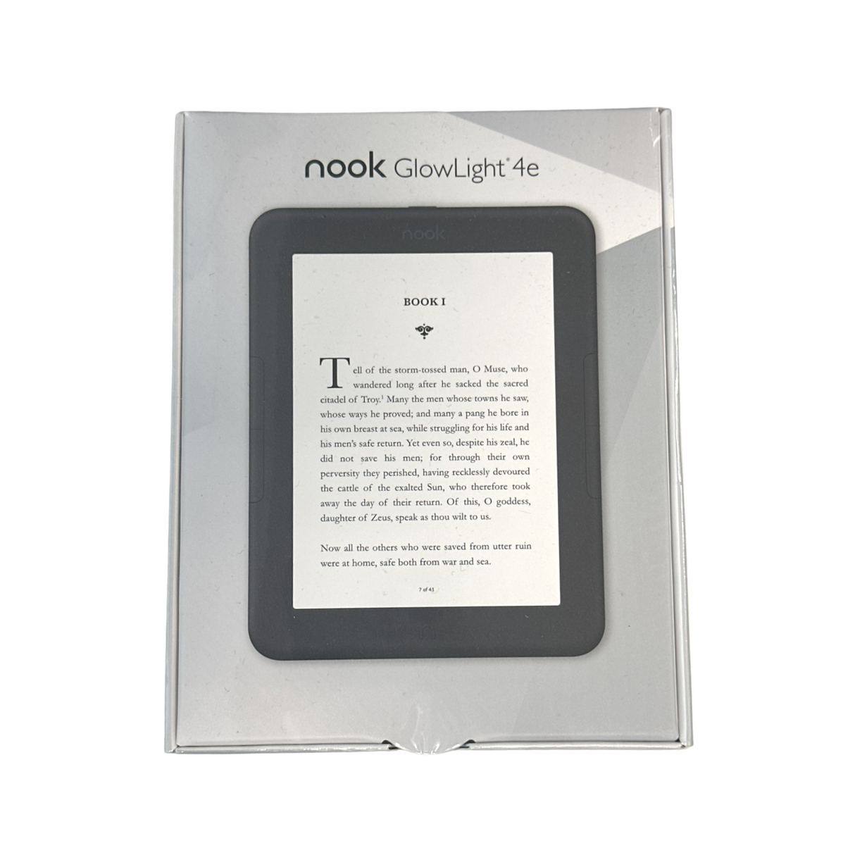 Barnes & Noble NOOK Glowlight 4e eReader | 6" Touchscreen | 8GB | Black | BNRV1000 (Open Box, Like New)