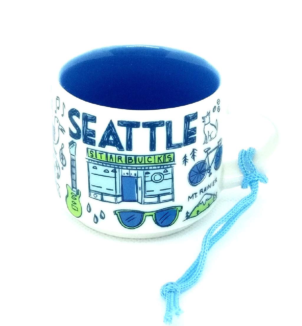 Starbucks Been There Series Seattle Demitasse Ornament, 2 Oz