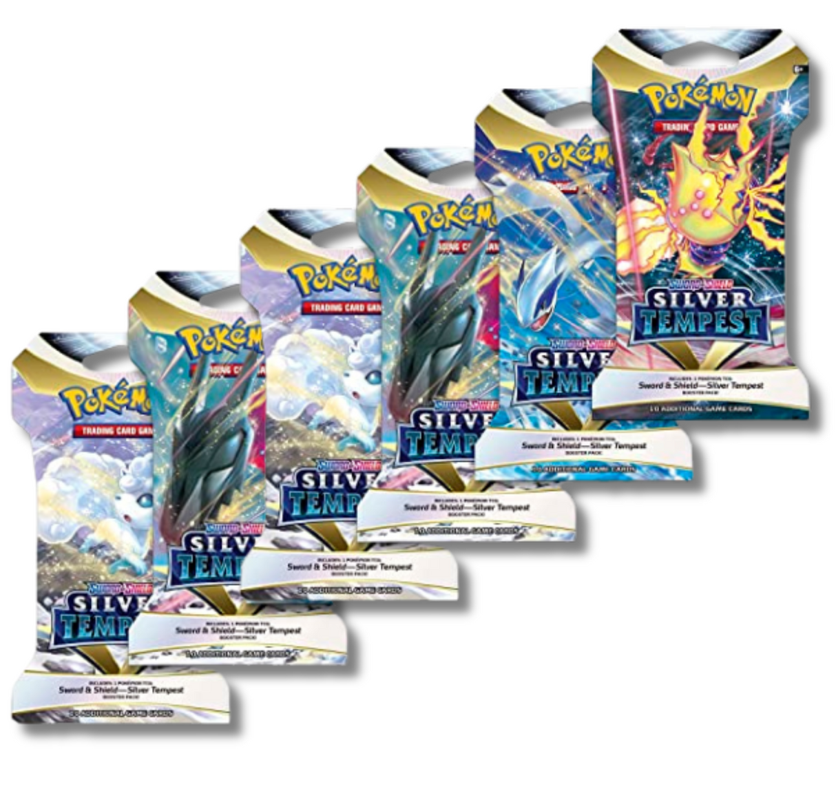 Pokemon Sword & Shield Silver Tempest | 6 Sleeved Booster Packs