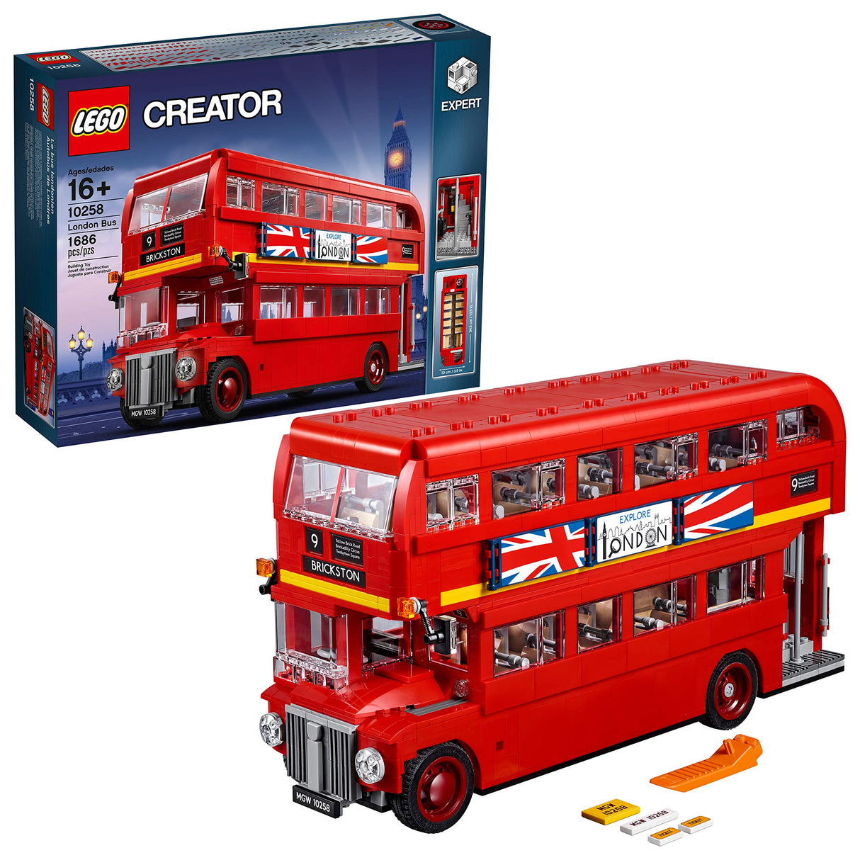 LEGO Creator Expert London Bus 10258 Building Kit (1686 Piece)