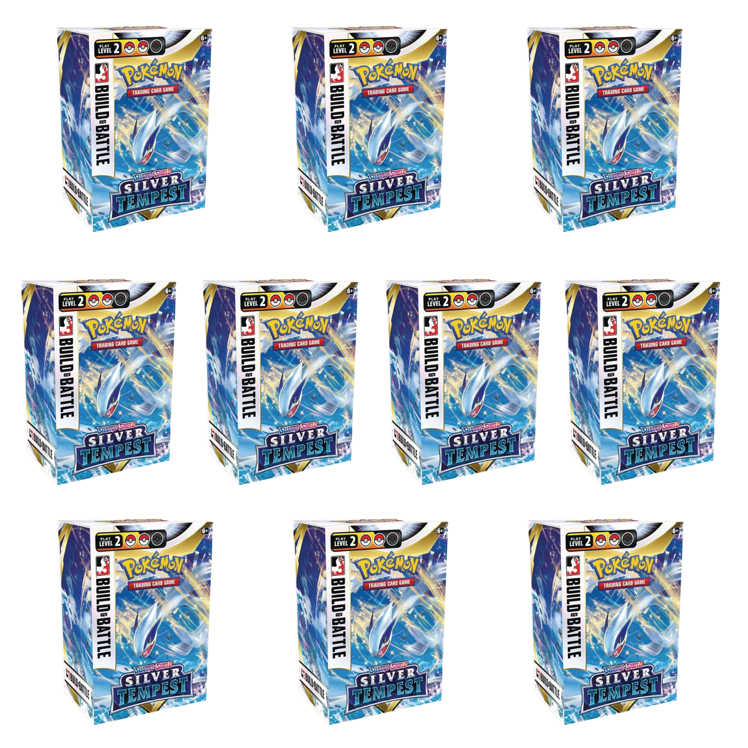 POKEMON TCG: Sword and Shield Silver Tempest Build and Battle Display (10CT Display)