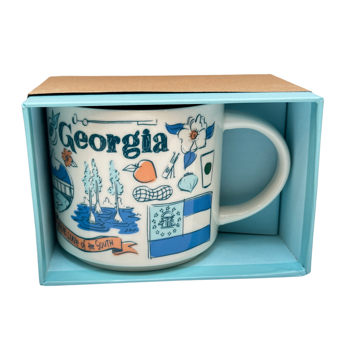 Starbucks Been There Series Georgia Ceramic Coffee Mug, 14 Oz