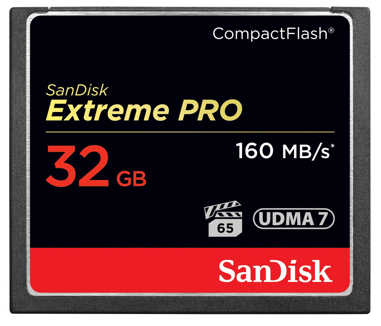 SanDisk Extreme PRO 32GB CompactFlash Memory Card UDMA 7 Speed Up To 160MB/s- SDCFXPS-032G-X46