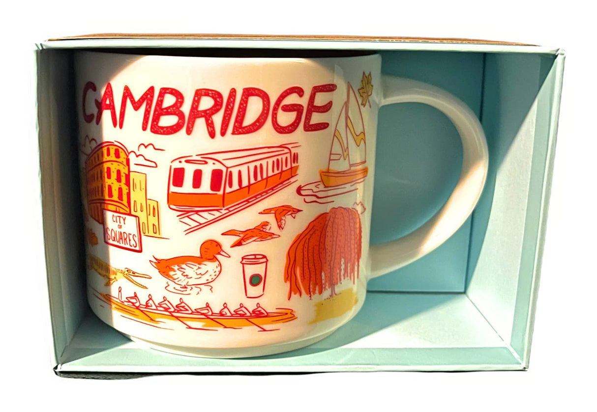 Starbucks Been There Series Cambridge Ceramic Mug, 14 Oz