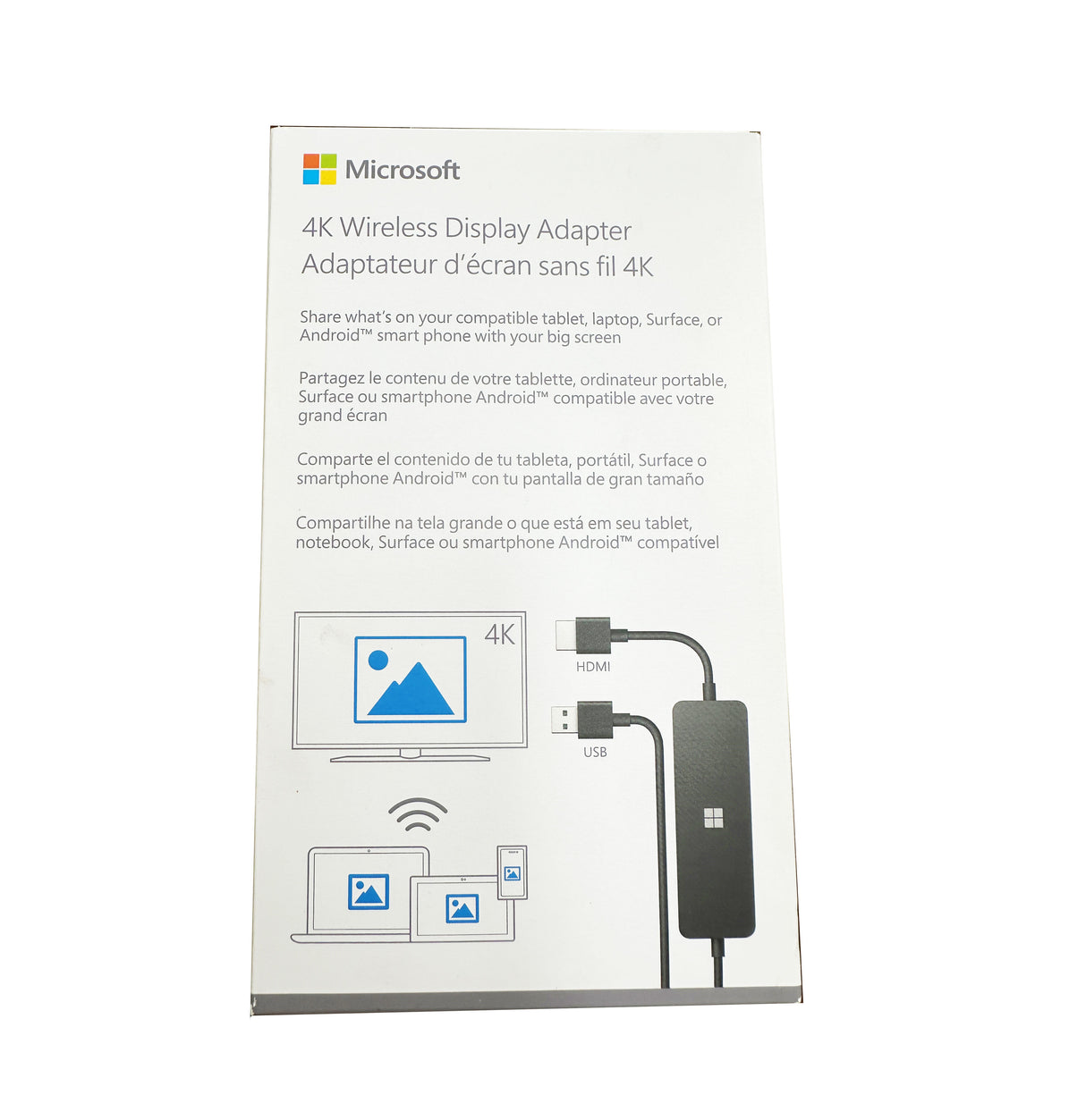 Microsoft 4K Wireless Display Adapter HDMI (Black)