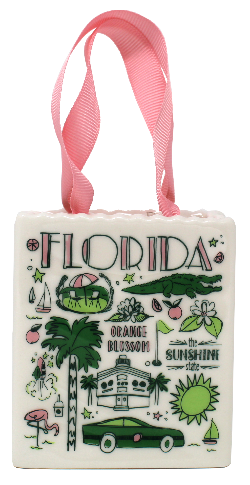 Starbucks Been There Series Florida Ceramic Tote Ornament