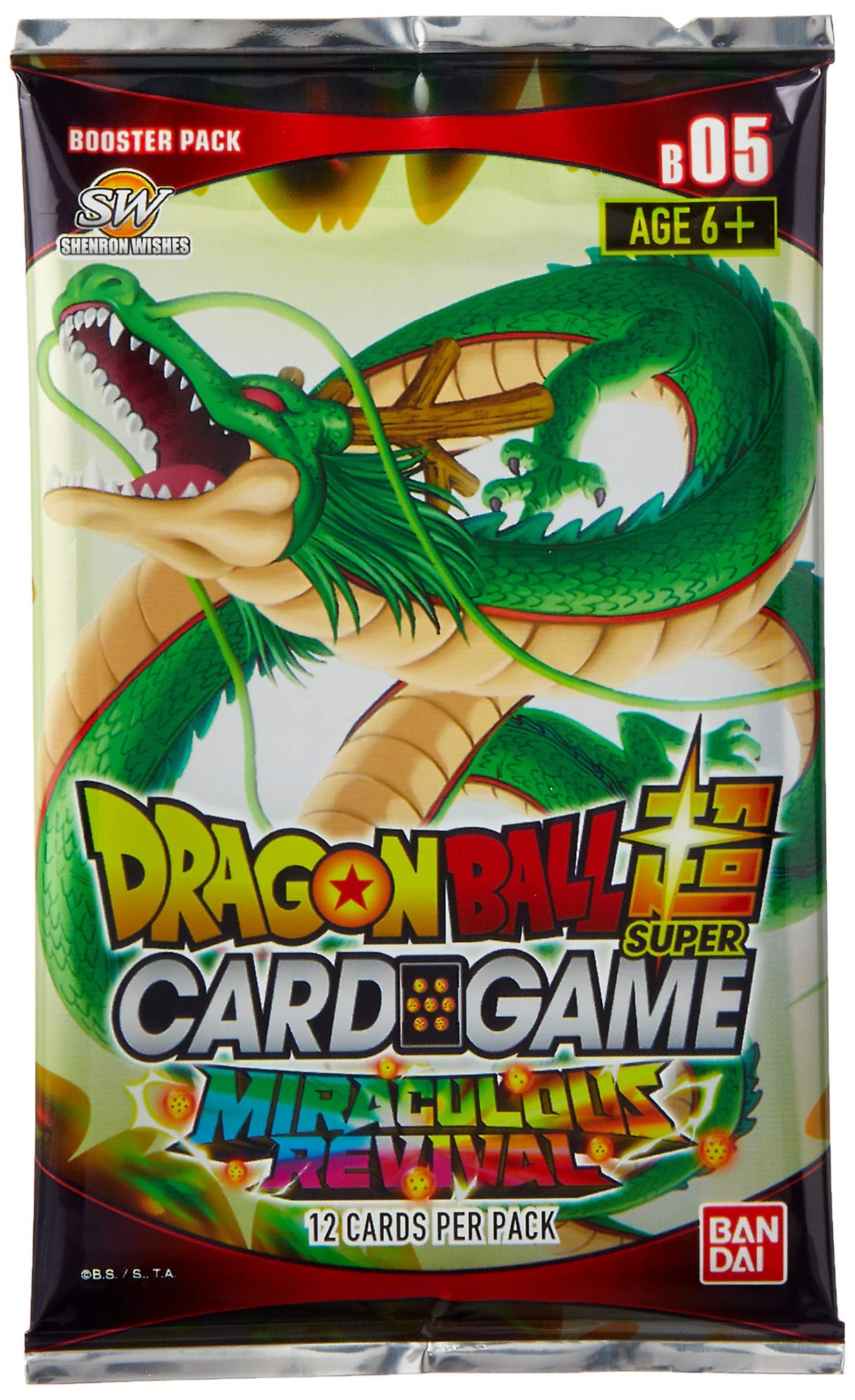 Bandai BCLDBB1121 Dragon Ball Super CG: Booster Pack Miraculous Revival