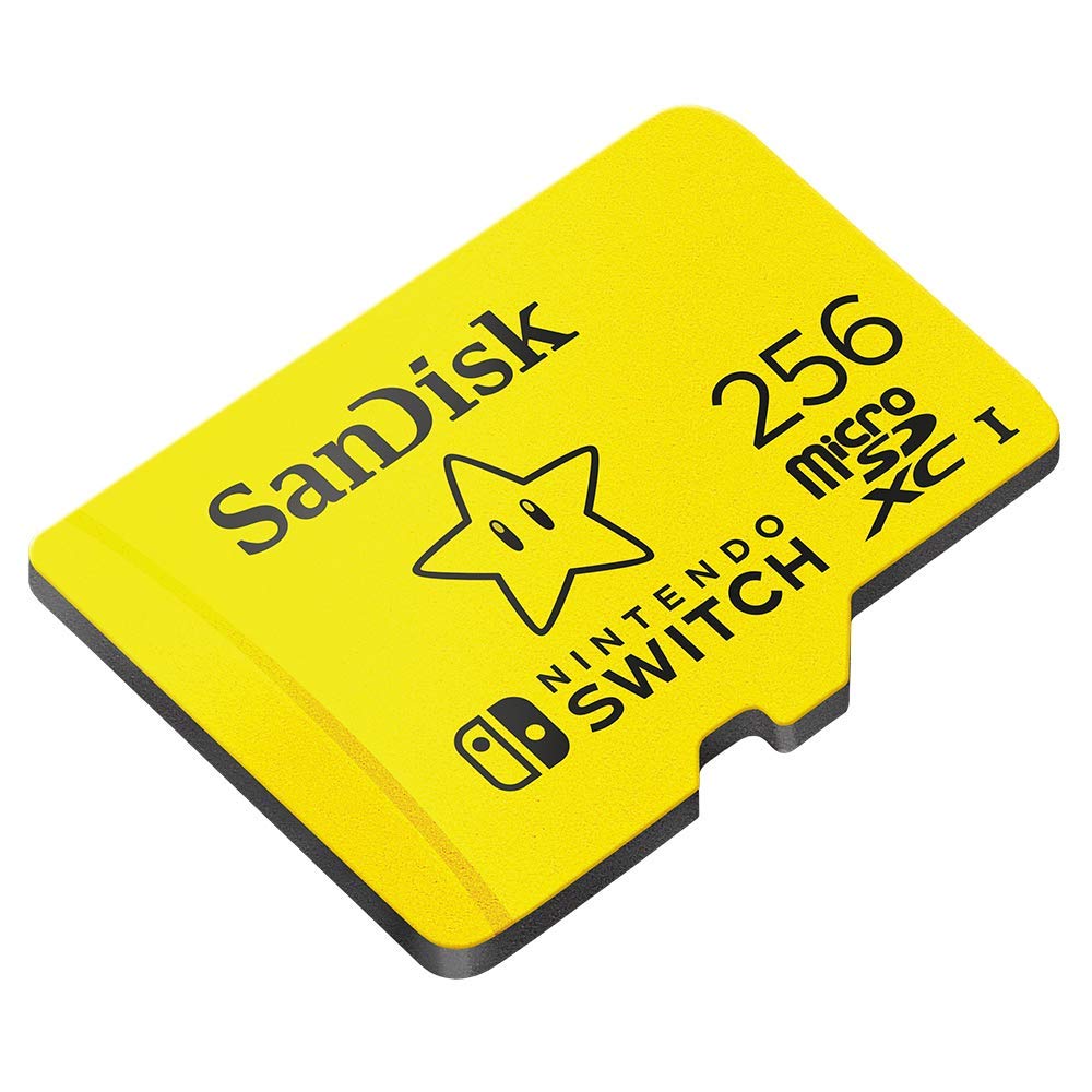 SanDisk 256GB MicroSDXC UHS-I Card for Nintendo Switch & BlueProton USB 3.0 MicroSDXC Card Reader