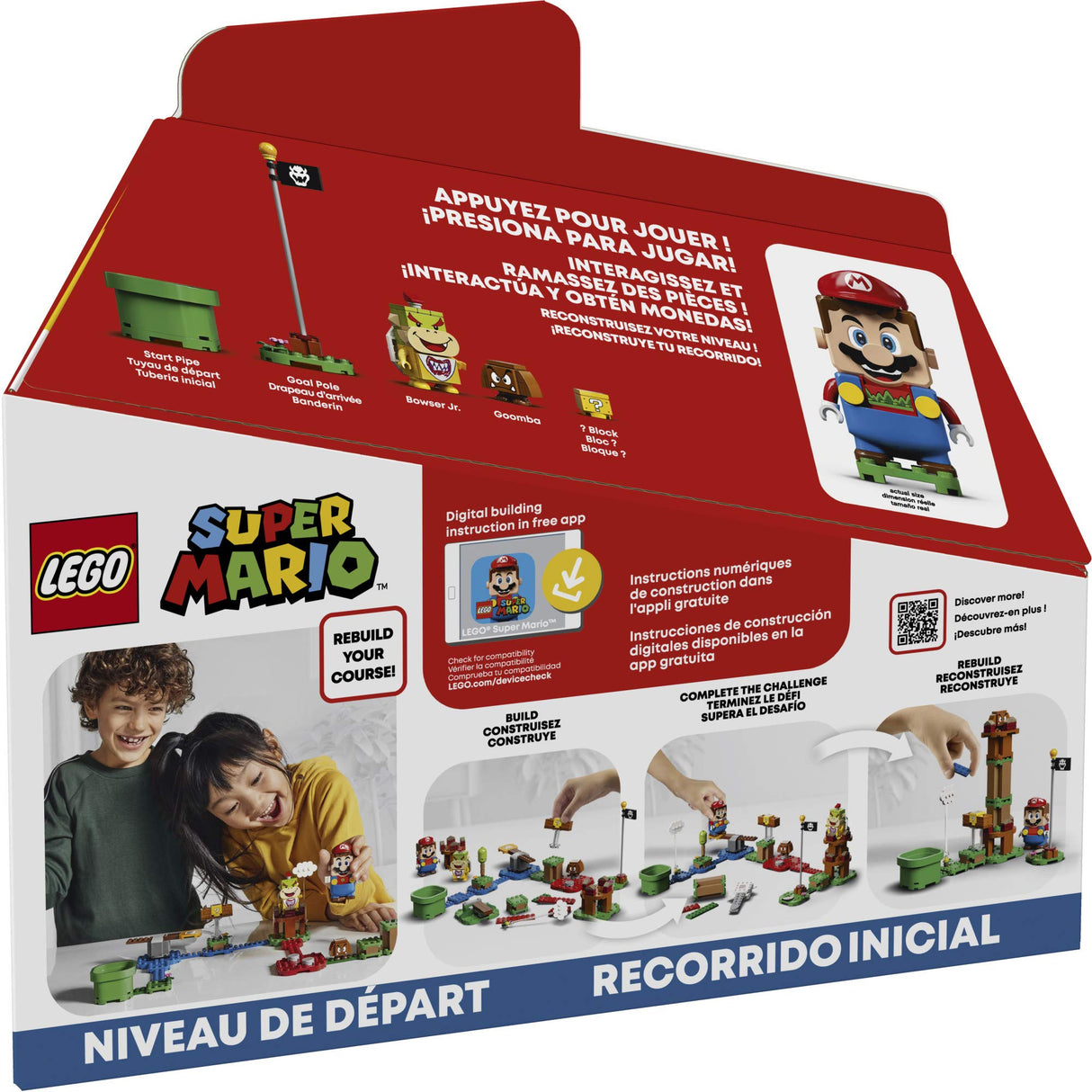 LEGO Super Mario Adventures with Mario Starter Course 71360 Building Kit, Interactive Set Featuring Mario, Bowser Jr. and Goomba Figures, New 2020 (231 Pieces)