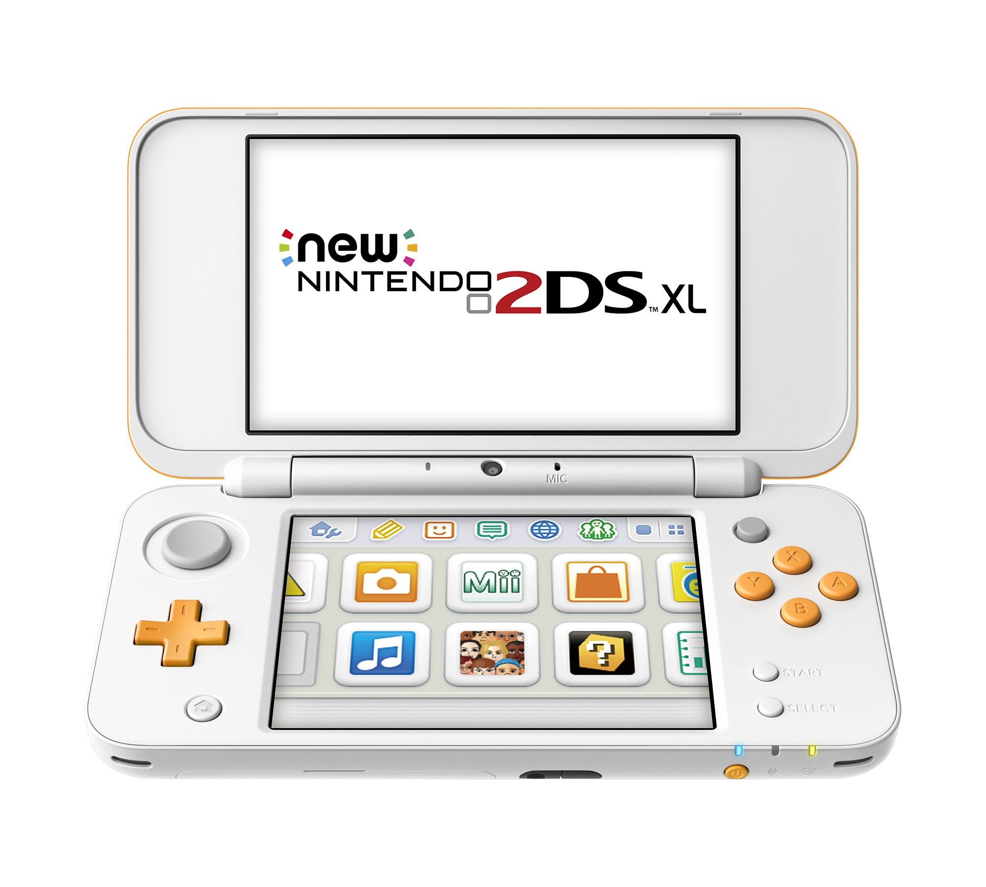 Nintendo New 2DS XL - White + Orange