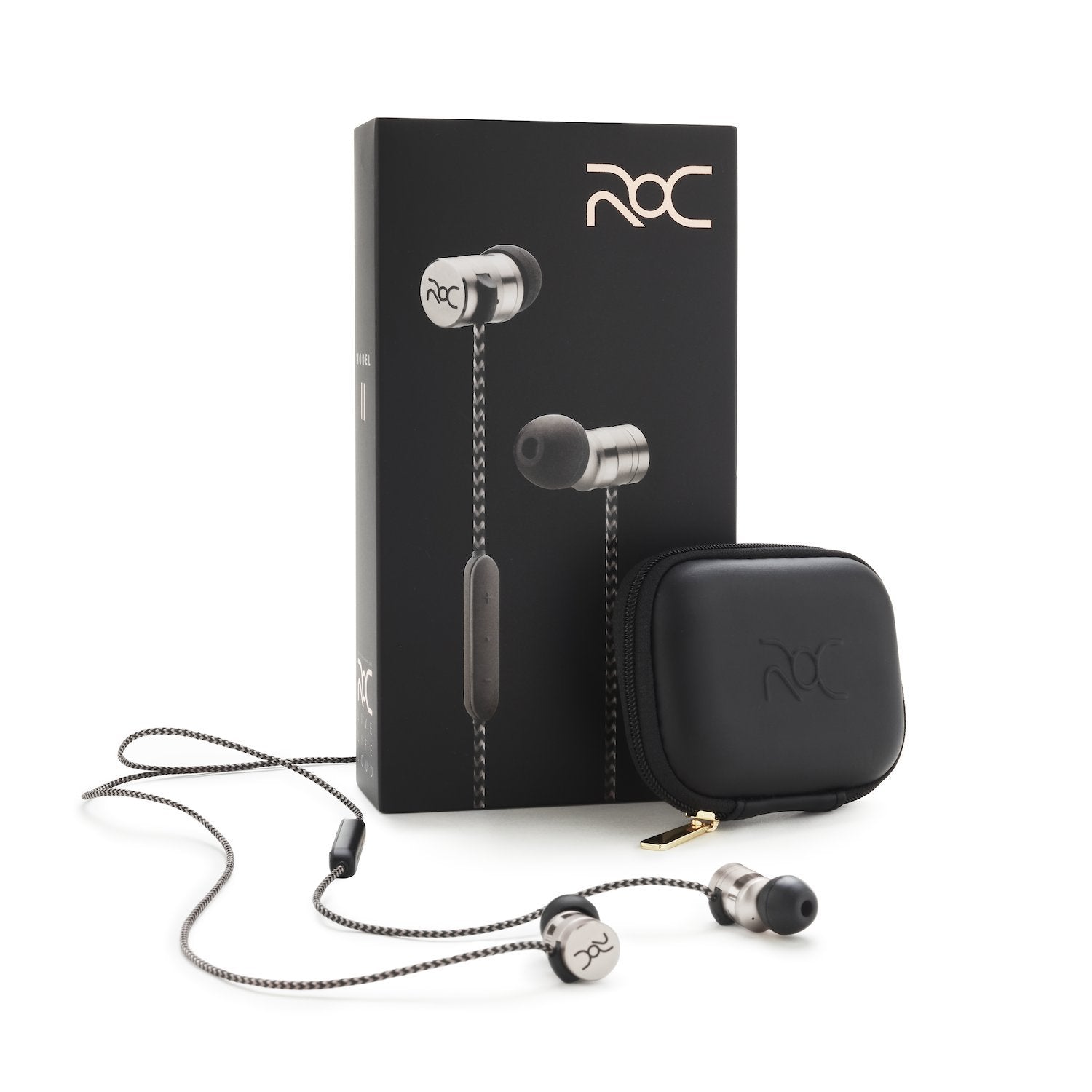 ROC Model III - Silver by Cristiano Ronaldo Wired Sport Earbuds in-Ear Headphones Silver