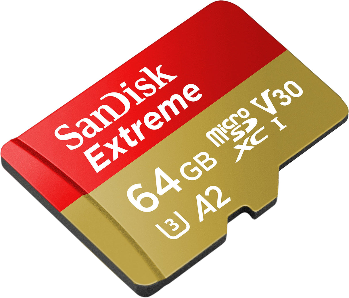 SanDisk 64GB Extreme microSD UHS-I Card with Adapter - U3 A2 - SDSQXA2-064G-GN6MA