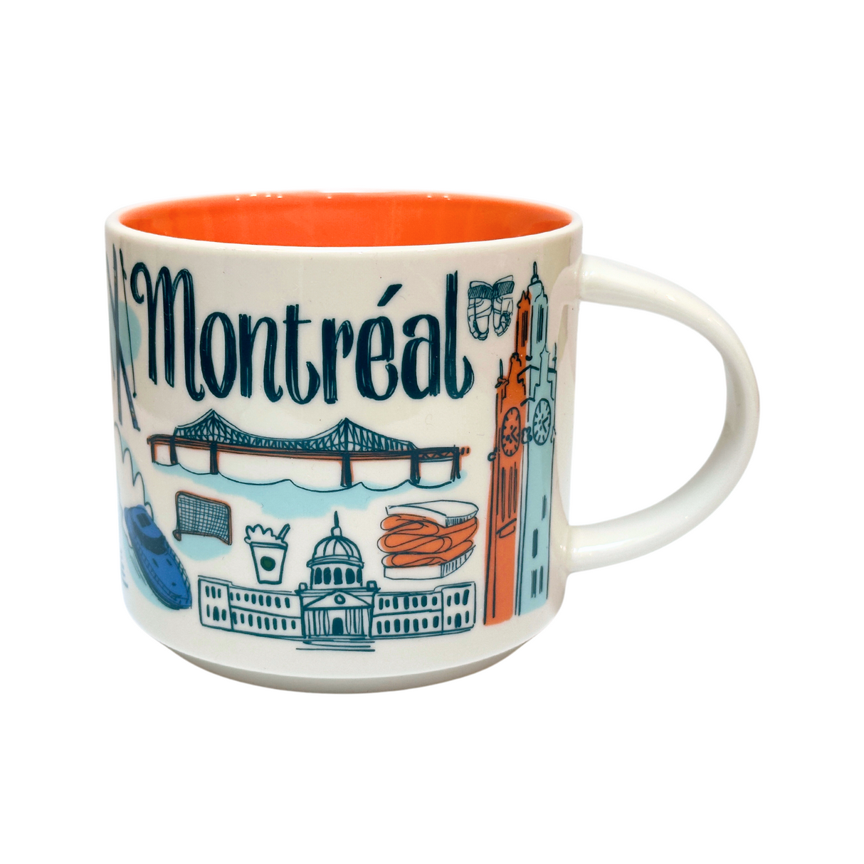 Starbucks Been There Series Montreal Canada Ceramic Coffee Mug, 14 Oz