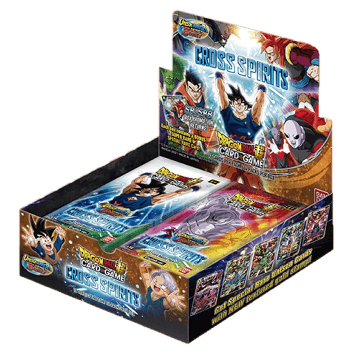 Dragon Ball Super Card Game Cross Spirits Booster Display