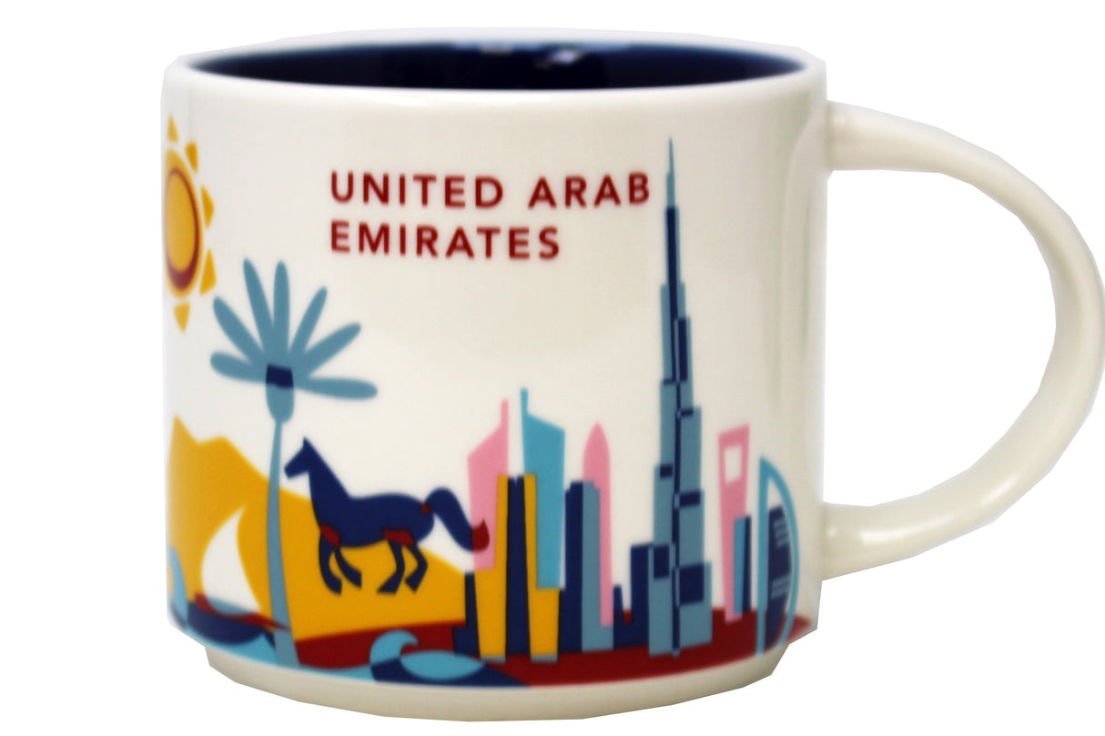 Starbucks You Are Here UAE (United Arab Emirates) Mug, 14 Oz