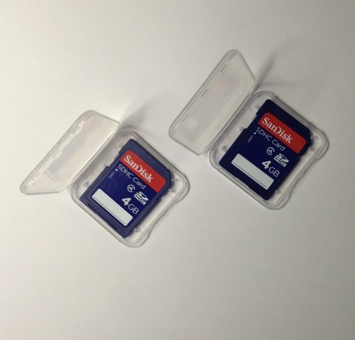 SanDisk 4 GB Class 4 SD Flash Memory Card - 2 Pack of SDSDB-004G (SDSDB2L-004G) with Jewel Case in Hassle Free Environmentally Friendly Packing (Label May Change)
