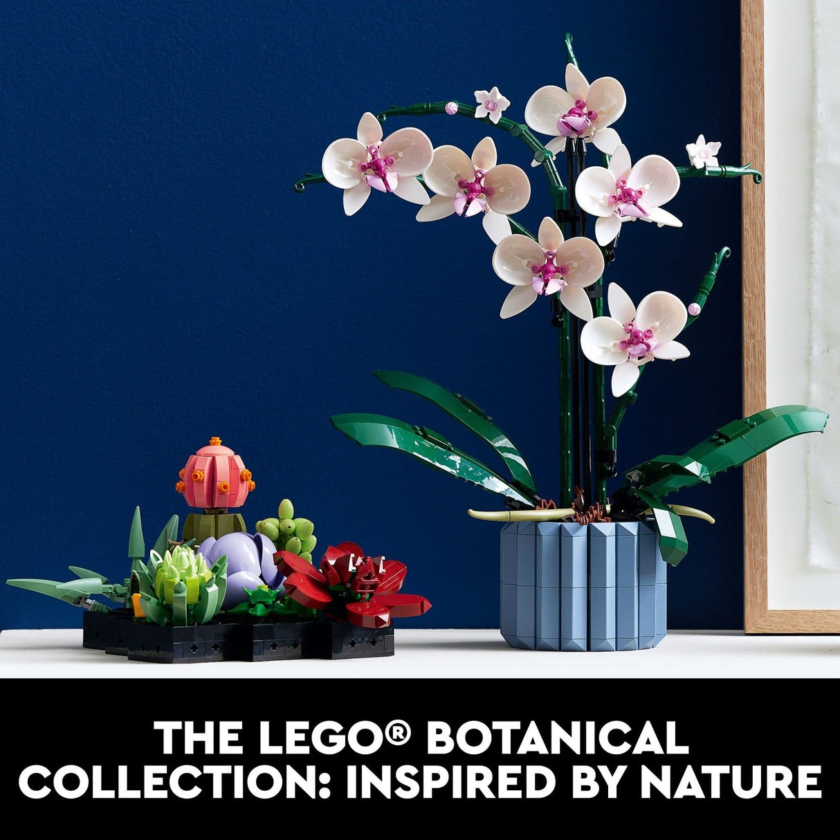 LEGO Icons Orchid 10311 Artificial Plant Building Set with Flowers, Home Décor Accessory for Adults, Botanical Collection, Valentines Day Gift Idea (608 Pieces)