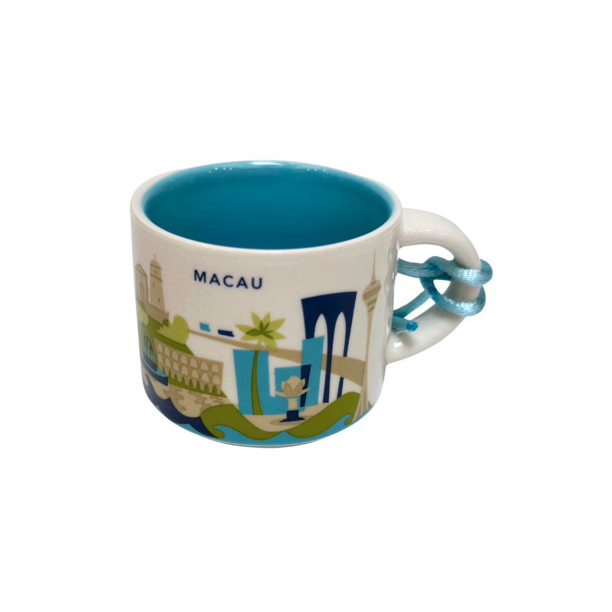 Starbucks You Are Here Series Macau Ceramic Demitasse Ornament Mug, 2 Oz