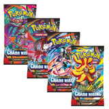 Pokemon ME4 Mega Evolution Chaos Rising Art Set | 4 Booster Packs (One of Each Artwork)