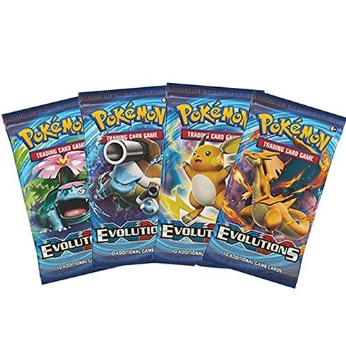 Pokemon XY Evolutions | 4 Booster Packs | Artwork Bundle