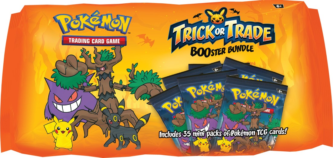 Pokemon 2024 Trick or Trade | 35-Mini-Booster-Pack Bundle