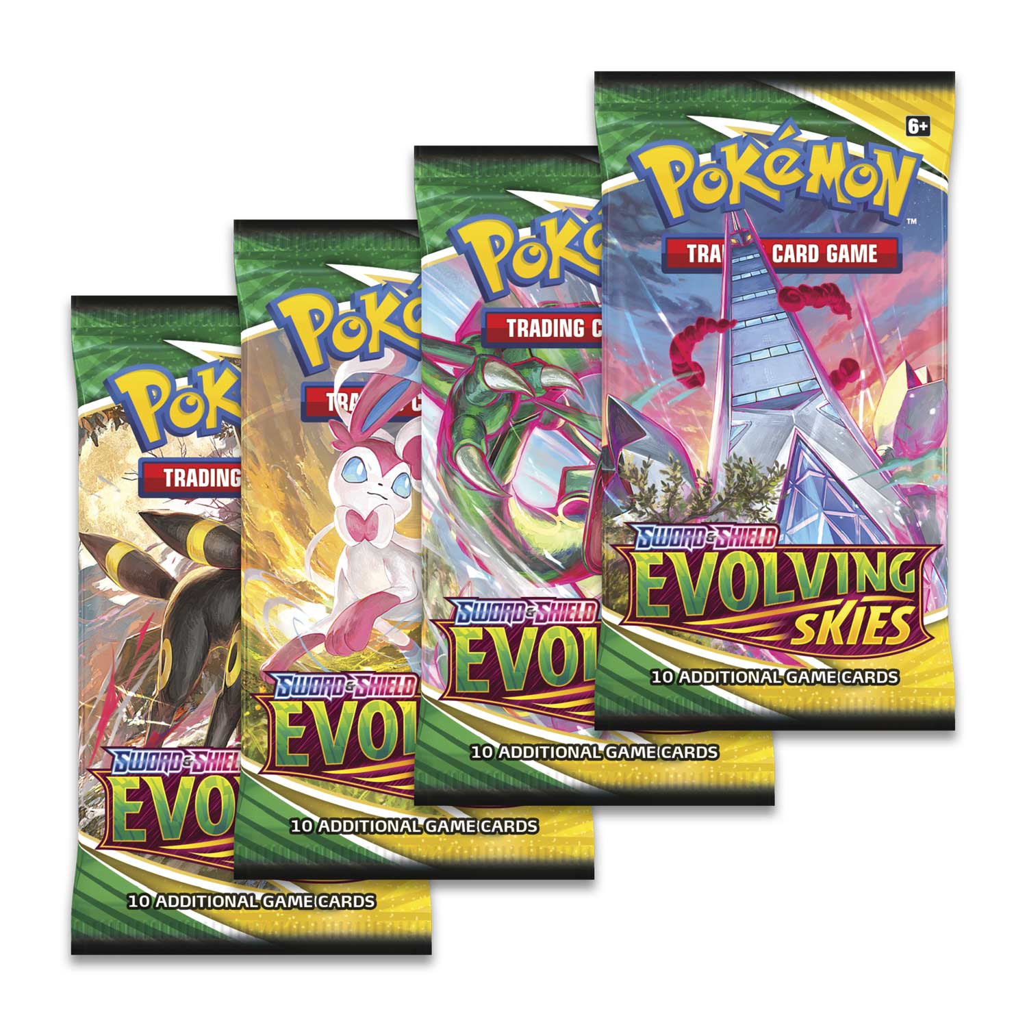 Pokemon Sword and Shield Evolving Skies Booster Display Box  (36 Packs of 10 Cards)