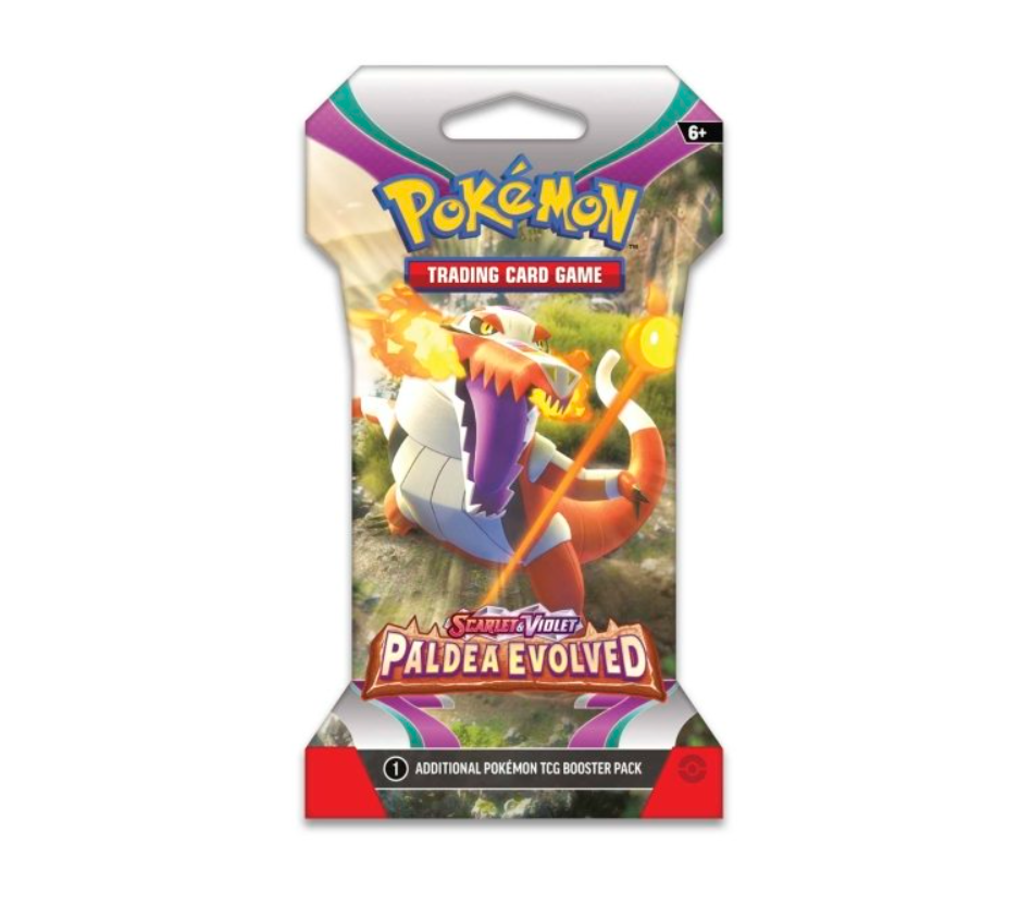 Pokemon Scarlet & Violet Paldea Evolved | 5 Sleeved Boosters Packs (Artwork Pack)