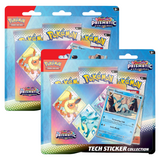 Pokemon SV8.5 Scarlet and Violet Prismatic Evolutions Tech Sticker Collection | Glaceon (2-Pack)