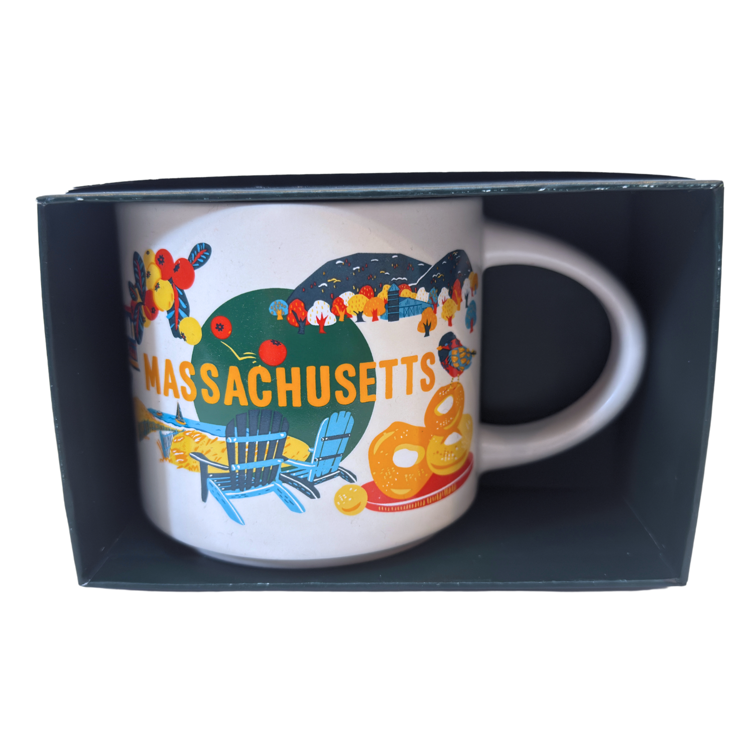 Starbucks Discovery Series Massachusetts Ceramic Mug, 14 Oz