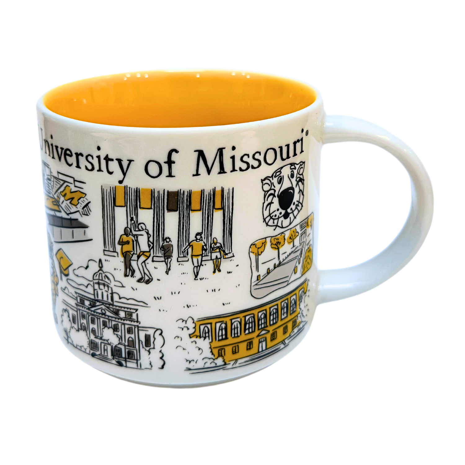 Starbucks Been There Series Campus Collection University of Missouri Ceramic Mug, 14 Oz