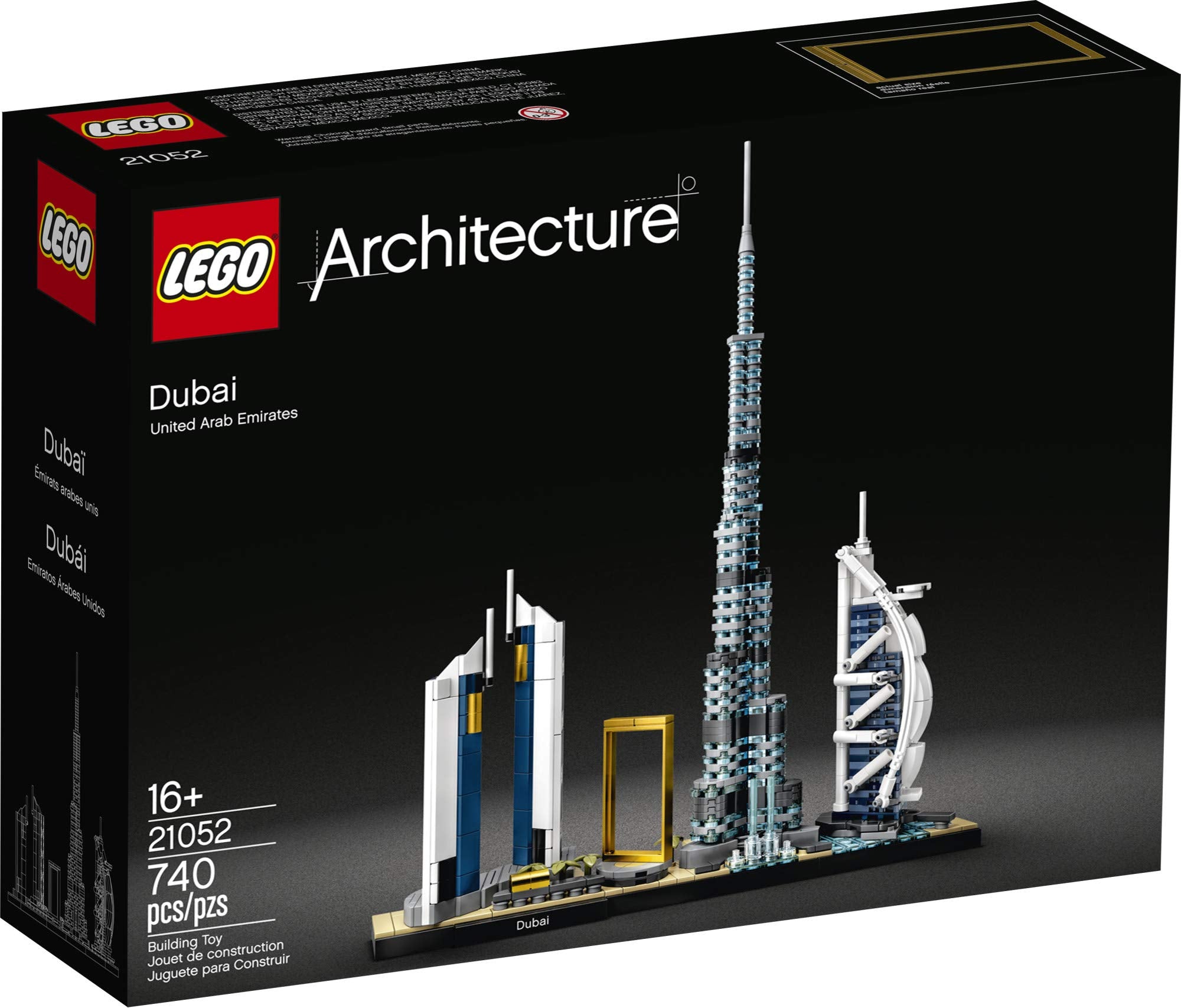 LEGO Architecture Skylines: Dubai 21052 Building Kit, Collectible Architecture Building Set for Adults (740 Pieces) (Like New, Open Box)