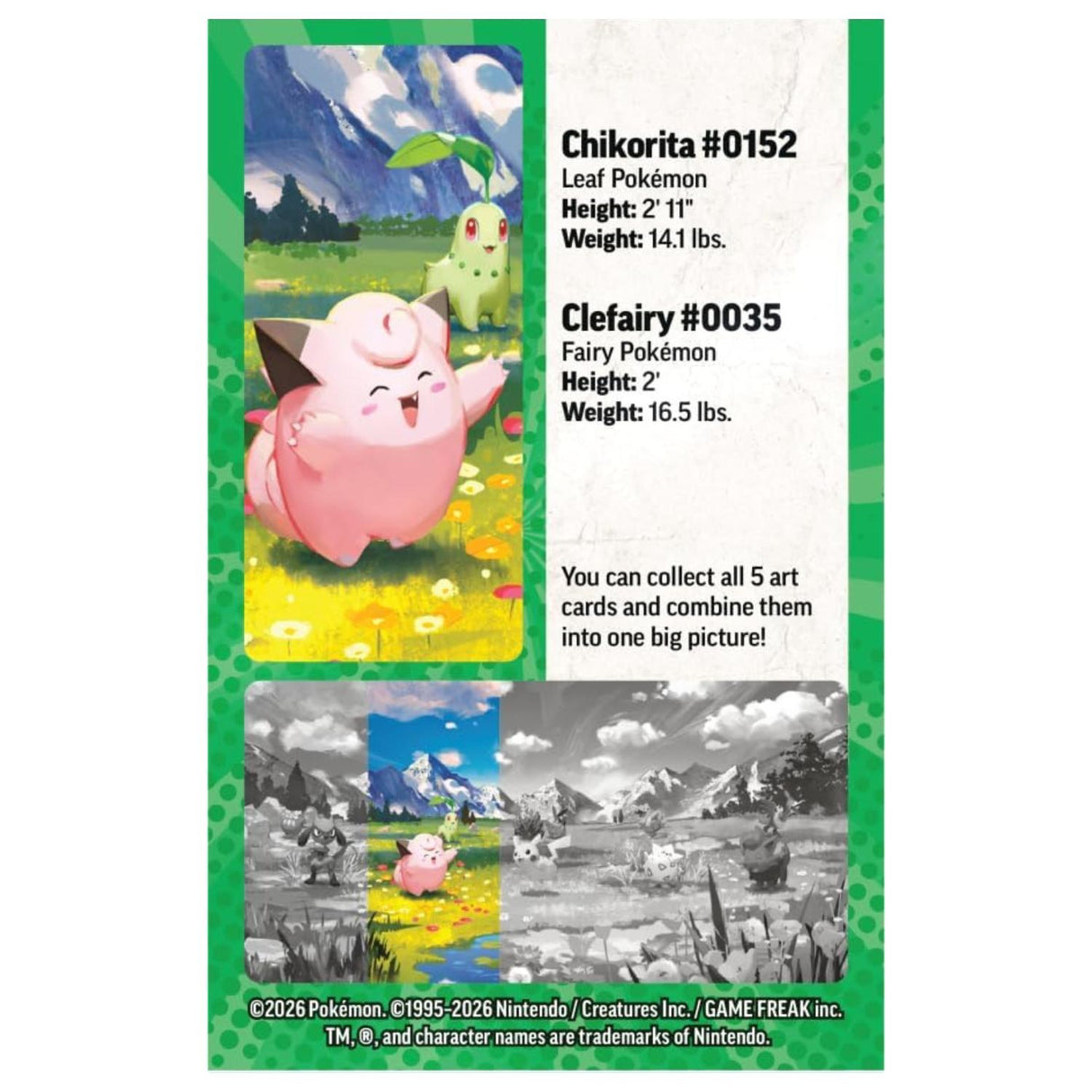 Pokemon ME2.5 Ascended Heroes Mini Tin | Clefairy and Chikorita