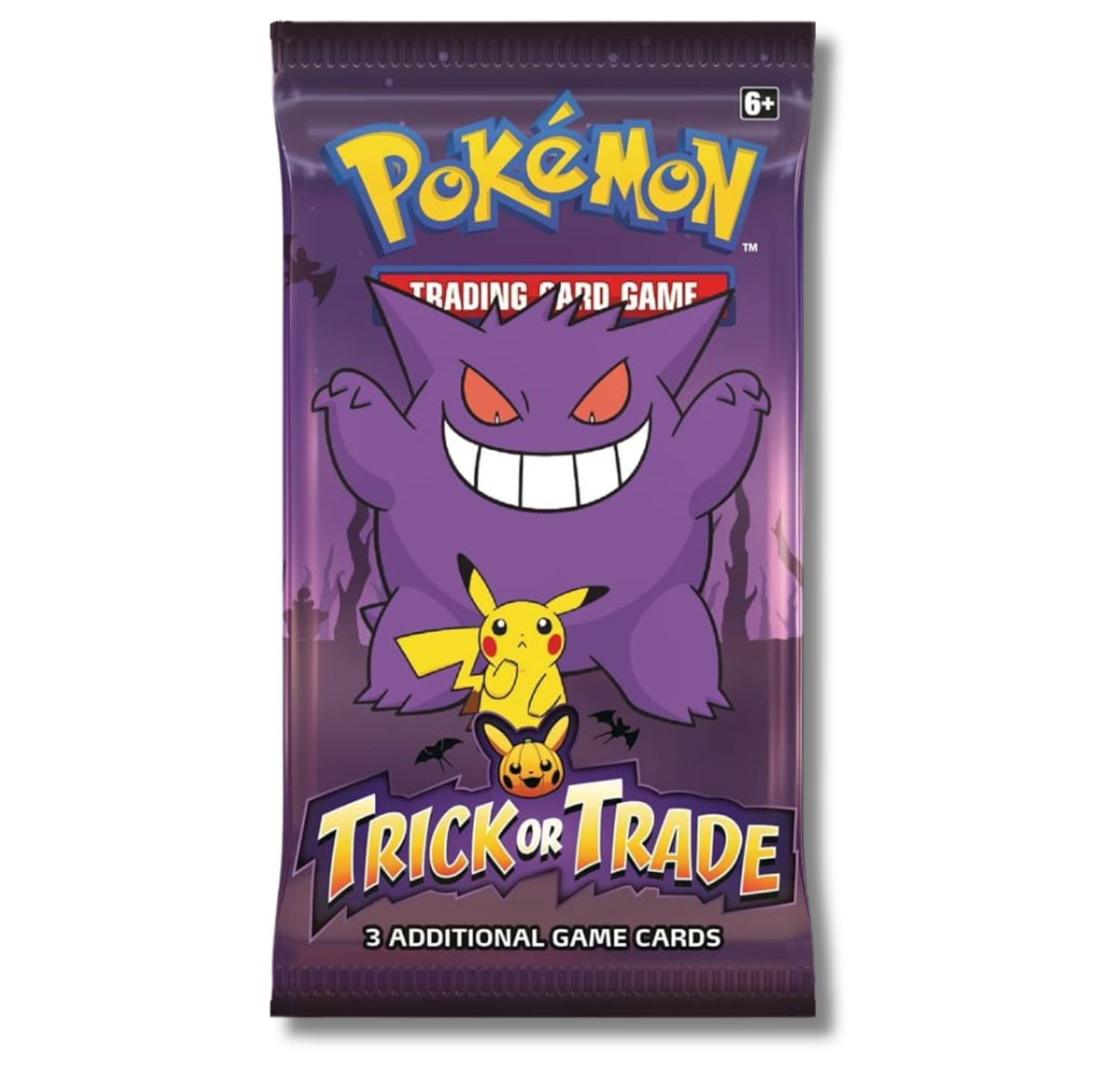 Pokemon 2023 Trick or Trade Gengar & Pikachu | 6 Mini Booster Packs