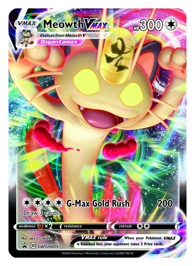 Pokemon POK80412 TCG: Meowth VMAX Box