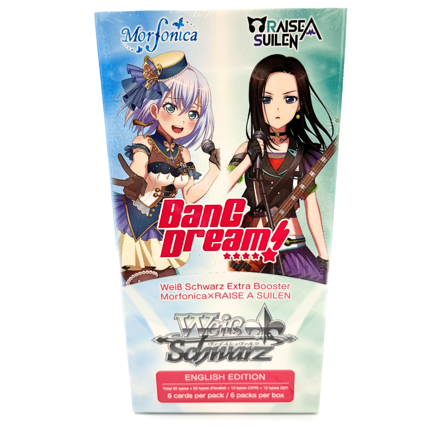 Weiss Schwarz Bang Dream! Morfonica × RAISE A SUILEN Extra Booster Box (6 Packs)