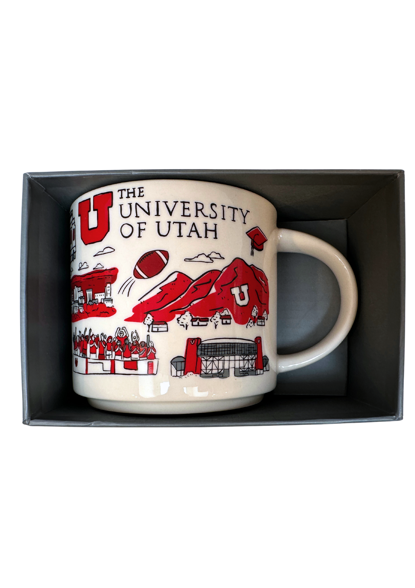 Starbucks Been There Series Campus Collection The University of Utah Ceramic Mug, 14 Oz